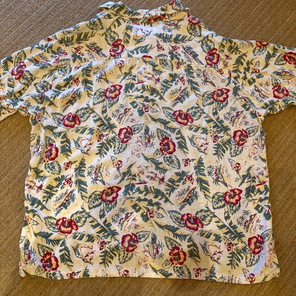 Pendleton Hibiscus Flower Button Up Shirt (XL) - Picture 4 of 4